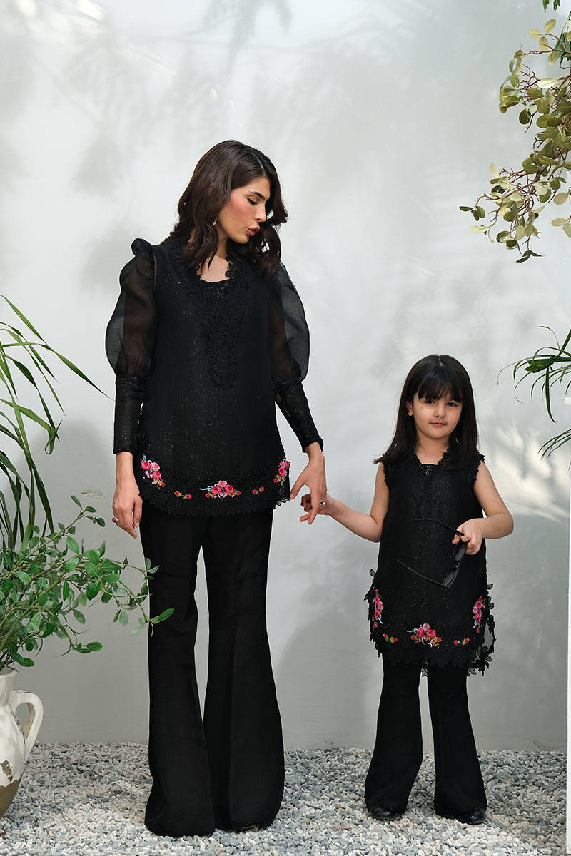 Picture of Black Sparkle Rose Kid