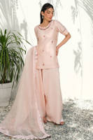 Picture of Pink Silk Floral With Pants