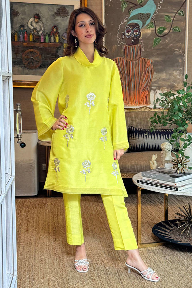 Picture of Mukesh Lime Rose With Pants