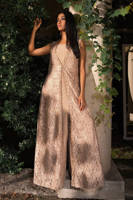 Picture of Crystal Lace Gown With Jumpsuit