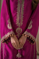 Picture of Magenta Silk with Pants