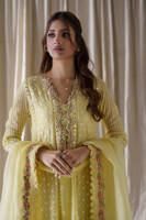 Picture of Lemon Rose Peshwas With Dupatta