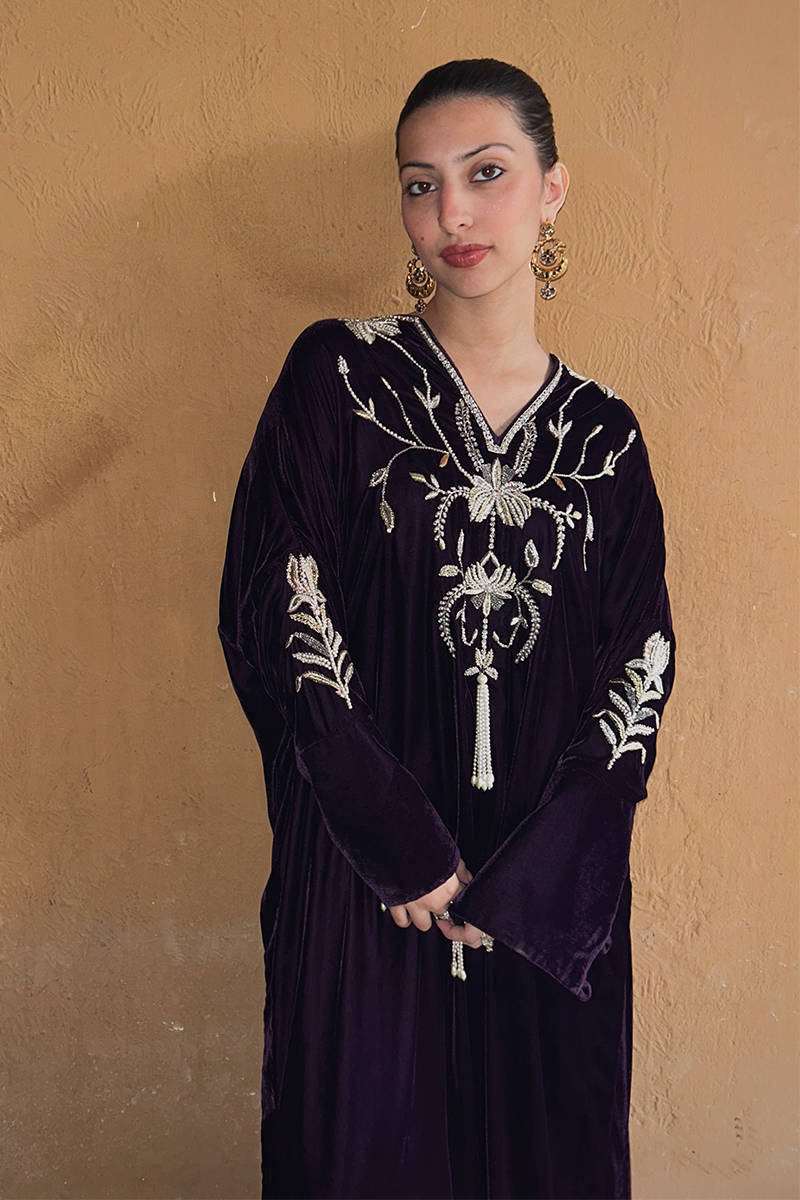 Picture of Deep Sea Kaftan (Purple)