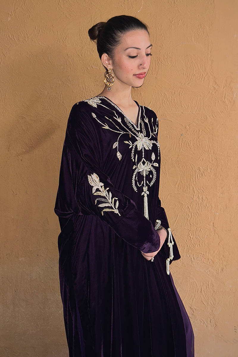 Picture of Deep Sea Kaftan (Purple)