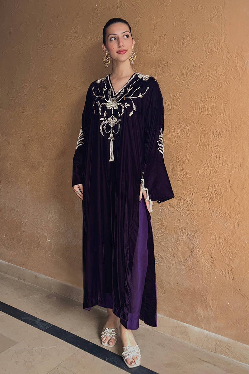 Picture of Deep Sea Kaftan (Purple)