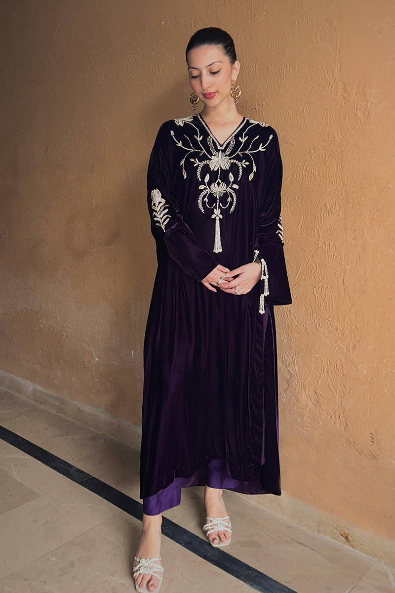 Picture of Deep Sea Kaftan (Purple)