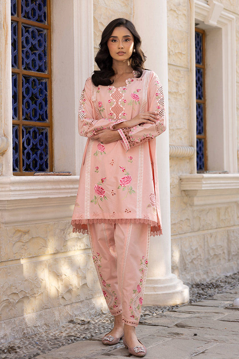 Picture of Pink Rose With Shalwar