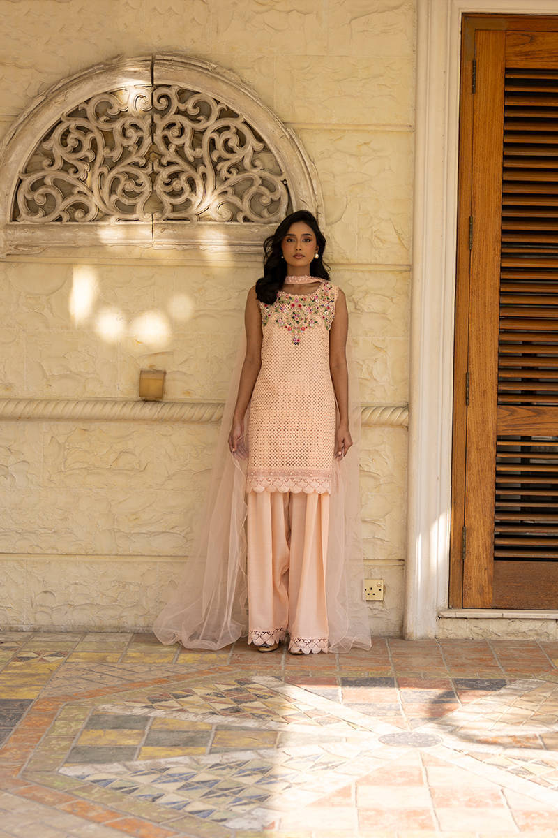 Picture of Peach Bloom With Shalwar