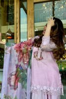 Picture of Lilac Bloom With Dupatta And Farshi Shalwar
