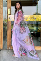 Picture of Lilac Bloom With Dupatta And Farshi Shalwar