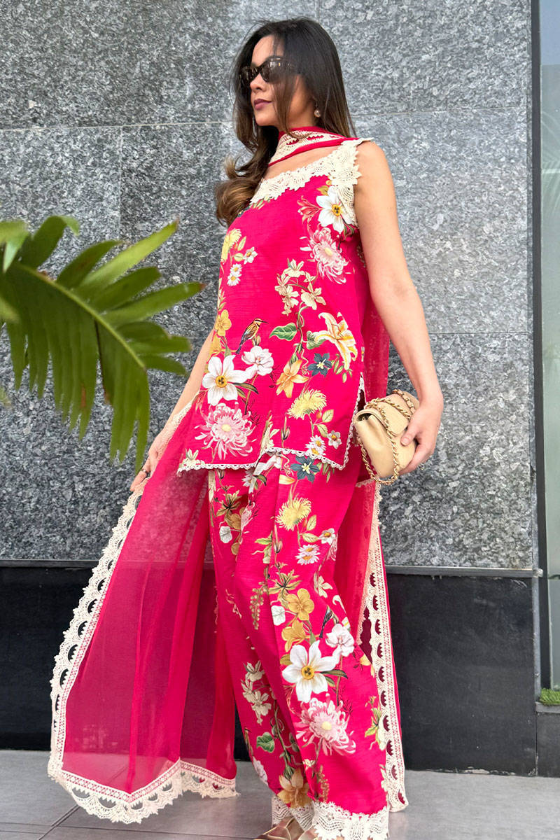 Picture of Wild Flower farshi co-ord set