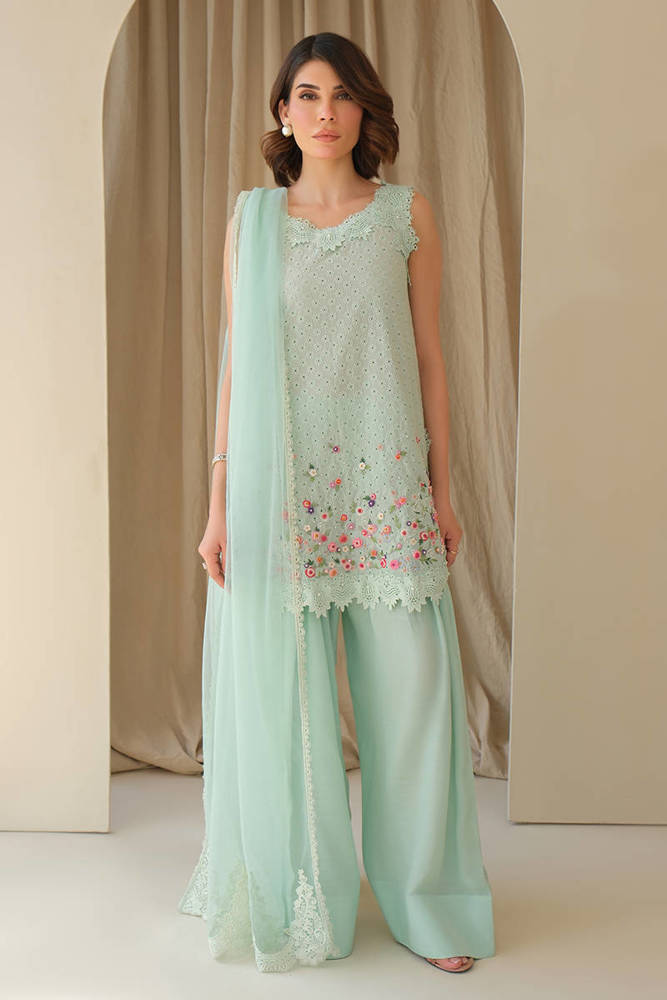 Picture of Aqua June with Dupatta and Shalwar