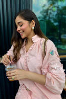 Picture of Pink June with Wide Leg Pants