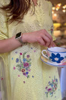 Picture of Lemon June With Silk Farshi Shalwar