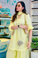 Picture of Lemon June With Silk Farshi Shalwar