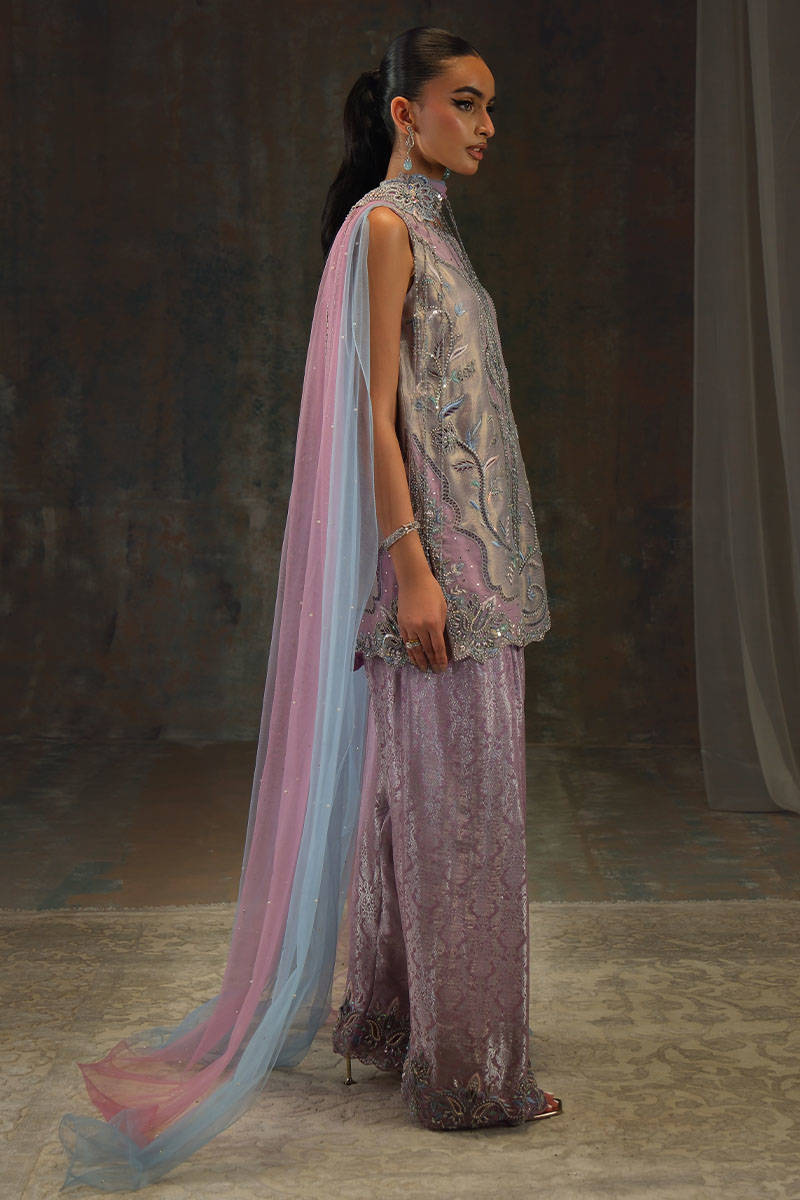 Picture of Moonstone Shirt with  Farshi Shalwar