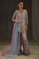 Picture of Moonstone Shirt with Farshi Shalwar