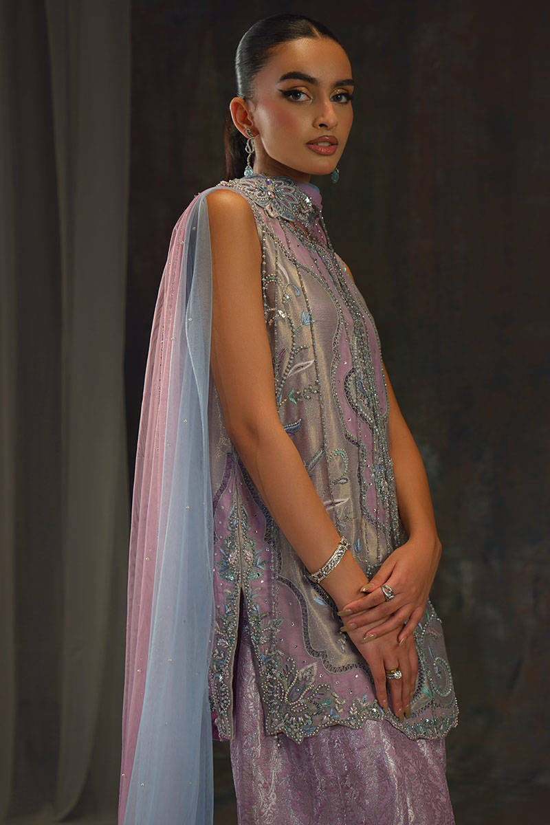 Picture of Moonstone Shirt with Farshi Shalwar