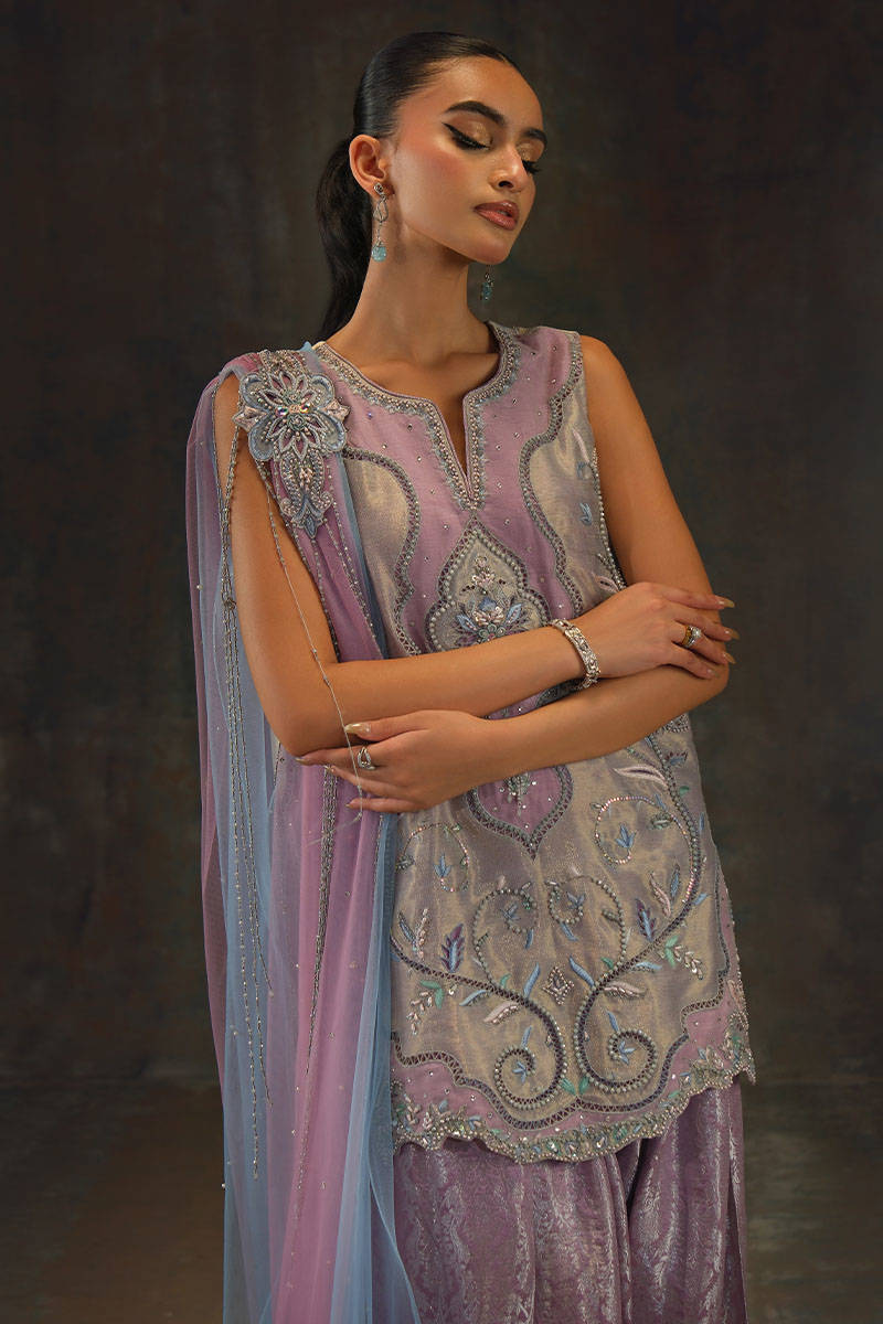 Picture of Moonstone Shirt with Farshi Shalwar