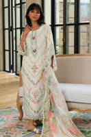 Picture of WaterColour Rose with Dupatta