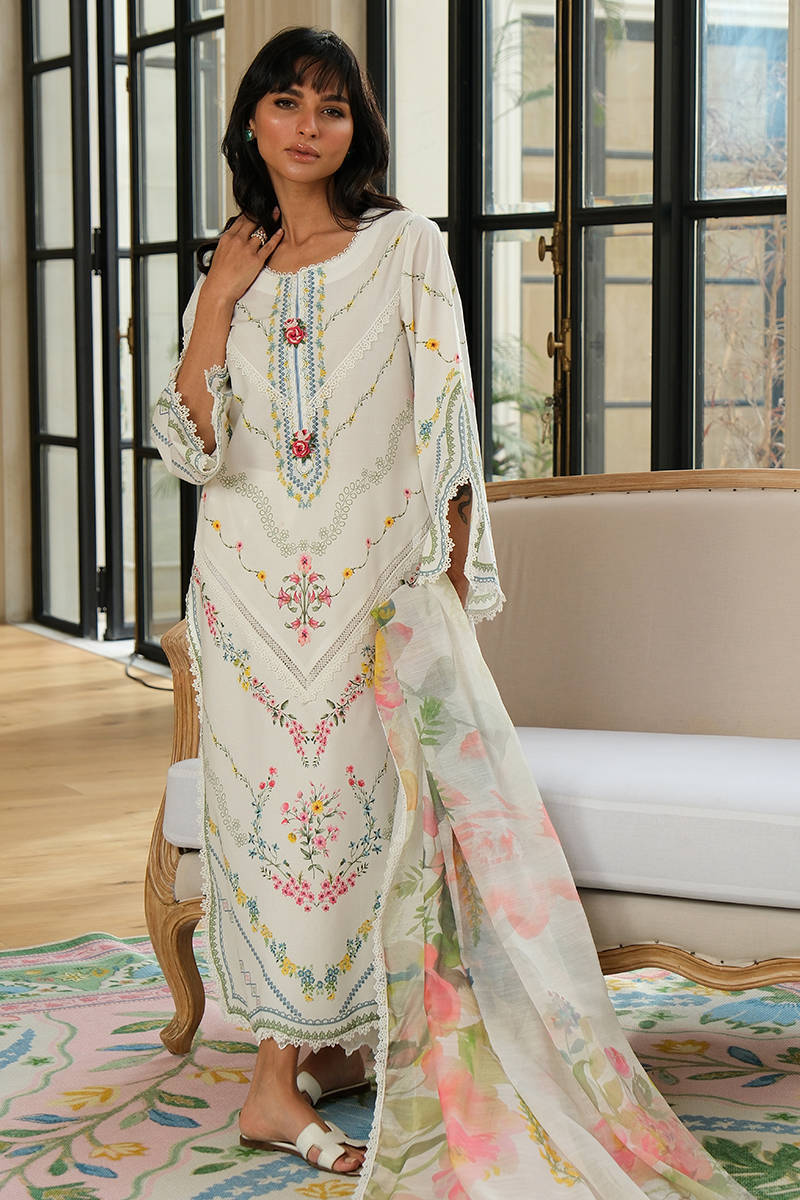 Picture of WaterColour Rose with Dupatta