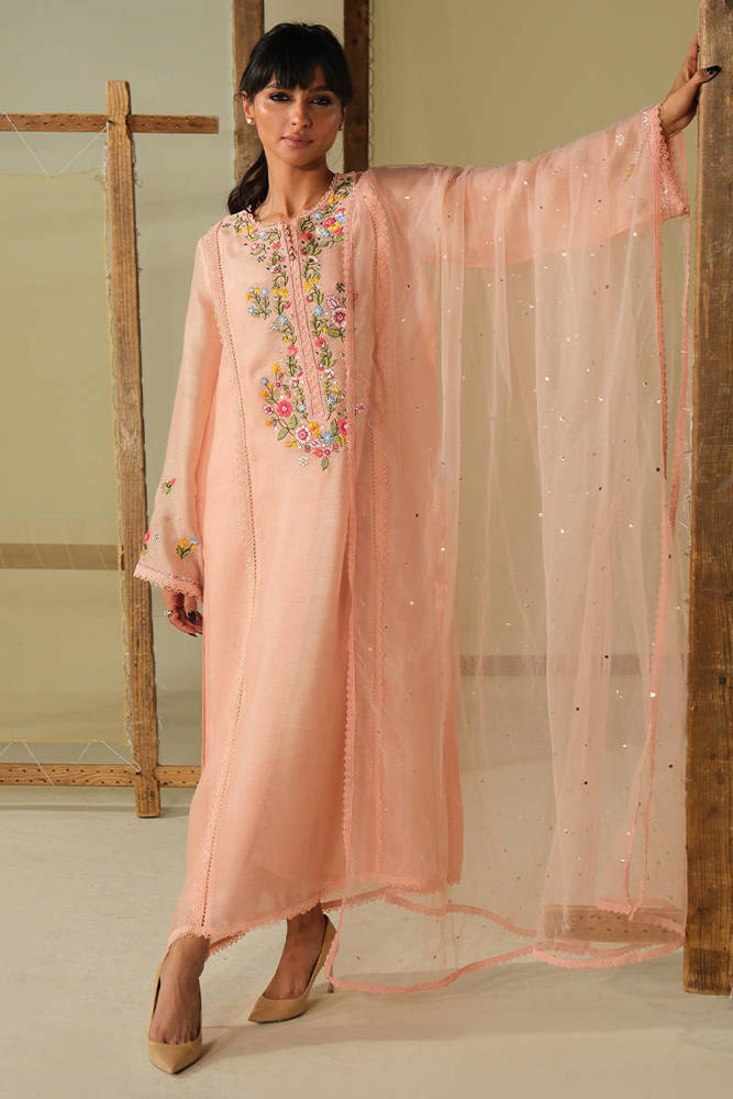 Picture of Peach Blossom Shirt with Pants