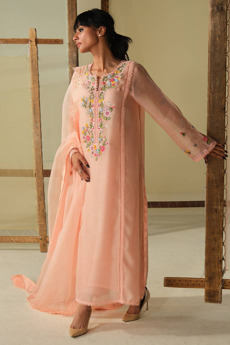 Picture of Peach Blossom Shirt with Pants