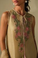 Picture of Beige Rose Shirt with Pants