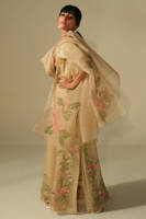 Picture of Beige Rose Shirt with Pants