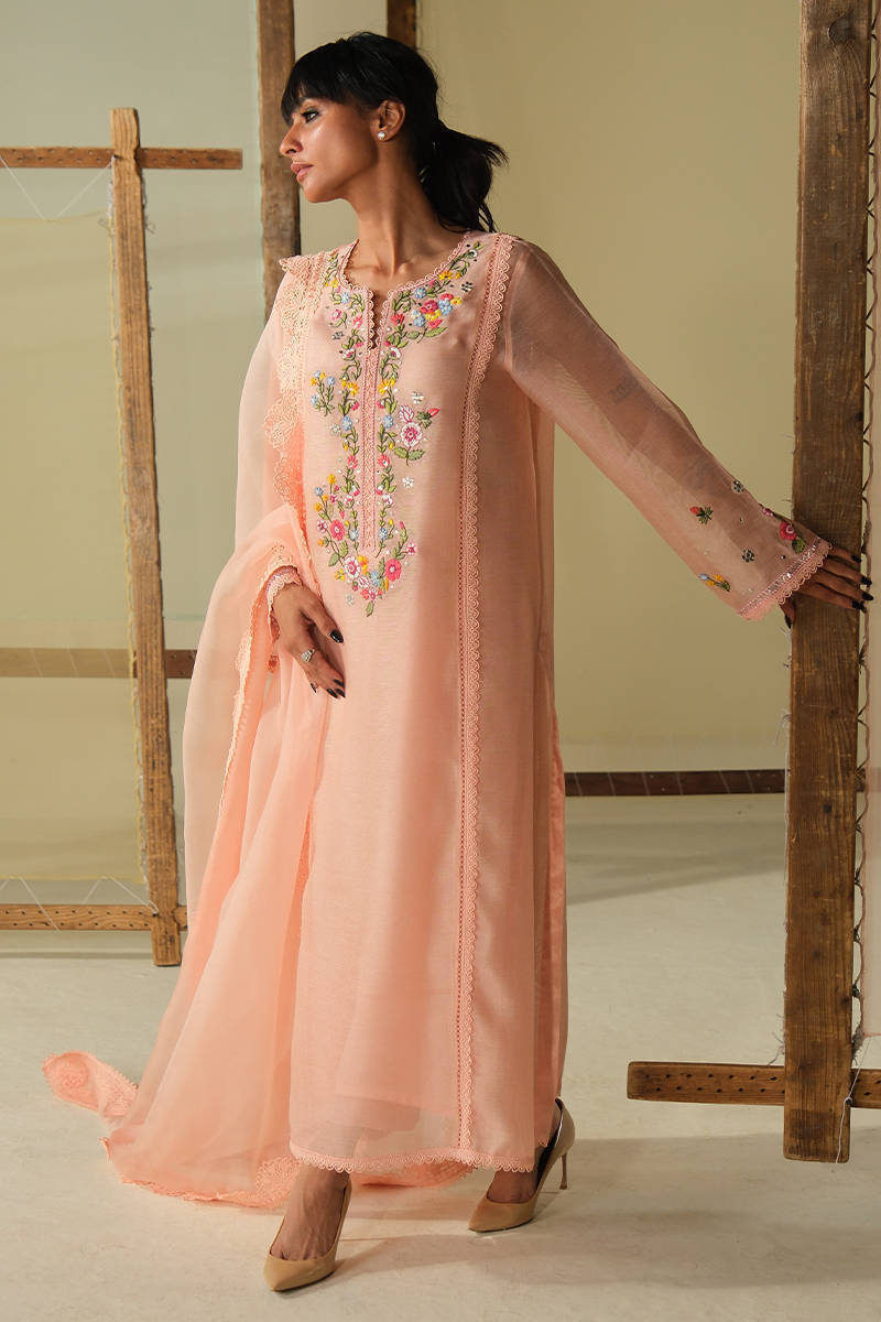 Picture of Peach Blossom Shirt with Pants
