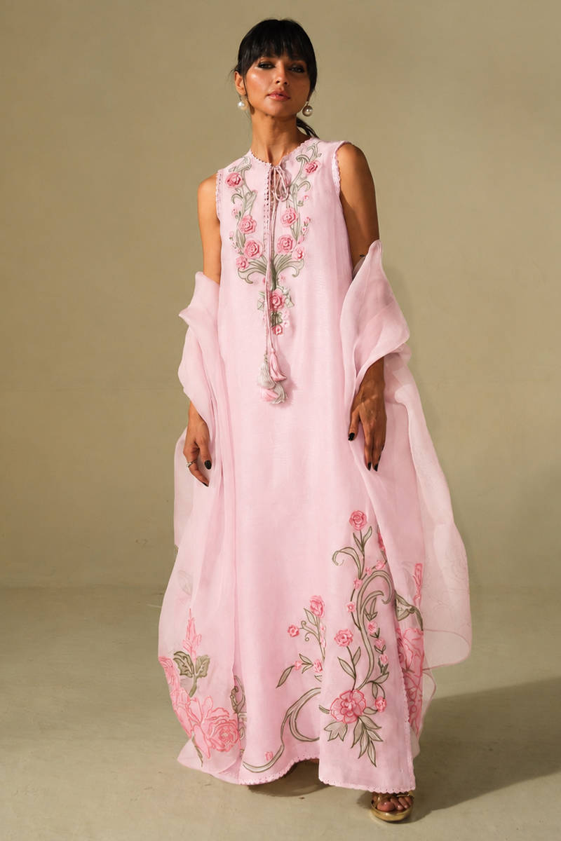 Picture of Beige Rose In Pink