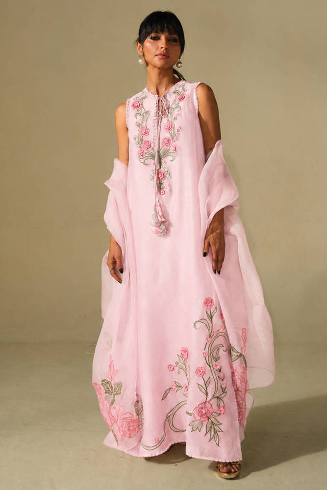 Picture of Beige Rose In Pink