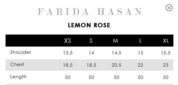 Bloom Edit Vol - ii '26 - Lemon Rose with Pants